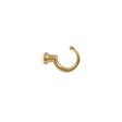 Södermalm hook, polished lacquered brass, 42 mm