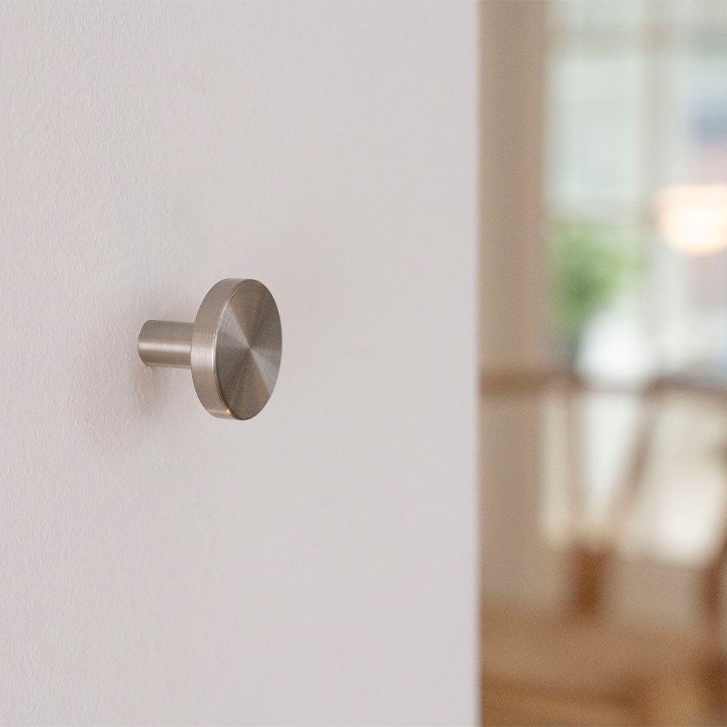 Møbelknop i rustfrit stål look, 40 mm - Vesterbro • Chr. Jørgensen - Copenhagenhomedesign