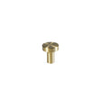 Vesterbro cabinet knob, lacquered brushed brass, Ø22 mm • Chr. Jørgensen