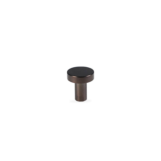 Vesterbro cabinet knob, bronze / browned brass, Ø22 mm