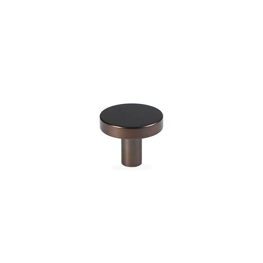 Vesterbro cabinet knob, bronze / browned brass, Ø30 mm