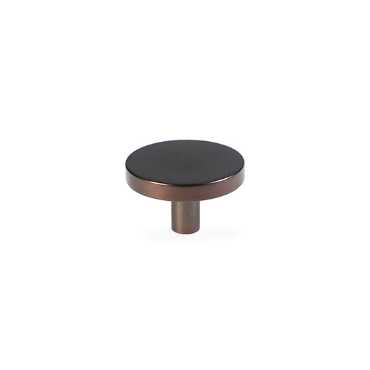 Vesterbro cabinet knob, bronze / browned brass, Ø40 mm