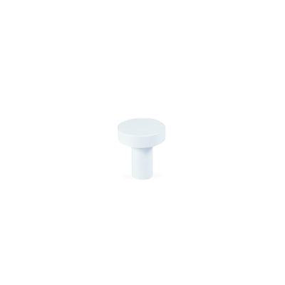 Vesterbro cabinet knob, matt white, Ø22 mm • Chr. Jørgensen