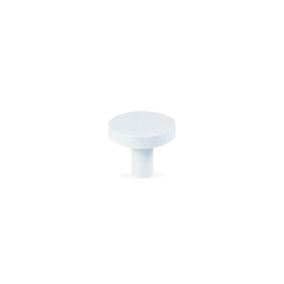 Vesterbro cabinet knob, matt white, Ø30 mm • Chr. Jørgensen