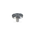 Vesterbro cabinet knob, stainless steel look, Ø40 mm • Chr. Jørgensen
