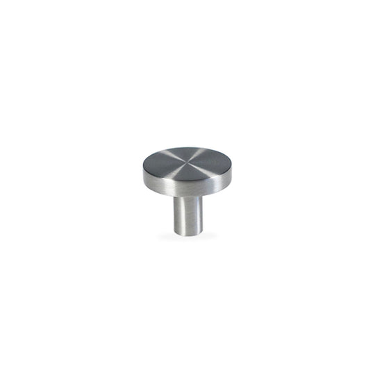 Vesterbro cabinet knob, stainless steel look, Ø30 mm