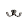 Ystad double coat hook, polished chrome, 40 mm